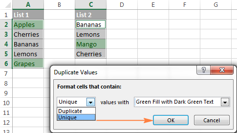 diff sheets in excel for mac